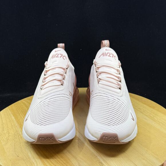 Womens Size 10 Nike Air Max 270 Pink White Trainer Sneakers HJ3222 600 - Picture 3 of 10